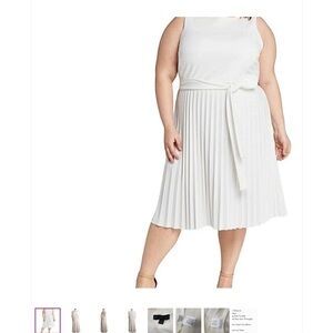 Lane Bryant Elegant  Sleeveless Pleated Dress (14)